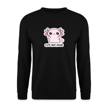 Diction du Dragon Chibi Rose - Sweat-shirt Unisexe - noir - Devant - Alina (178cm) & Michal (187cm)
