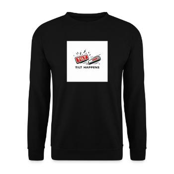 Flipper Pinball Tilt - Unisex Pullover - Schwarz - Vorne - Alina (178cm) & Michal (187cm)