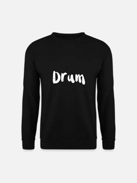 Drum - Drums - Unisex Pullover - Schwarz