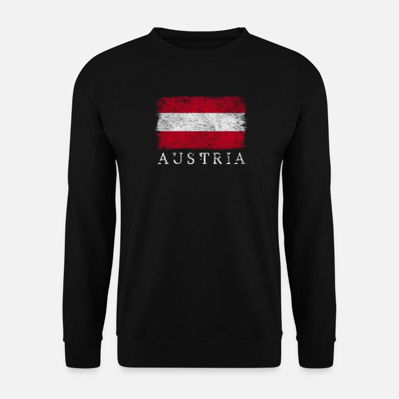 Austria Austrian flag - Unisex Sweatshirt - black