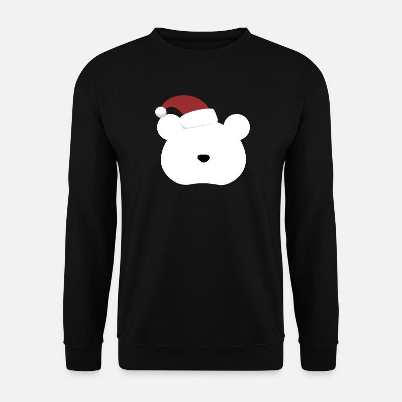 Polar Bear- Christmas edition - Unisex Pullover - Schwarz