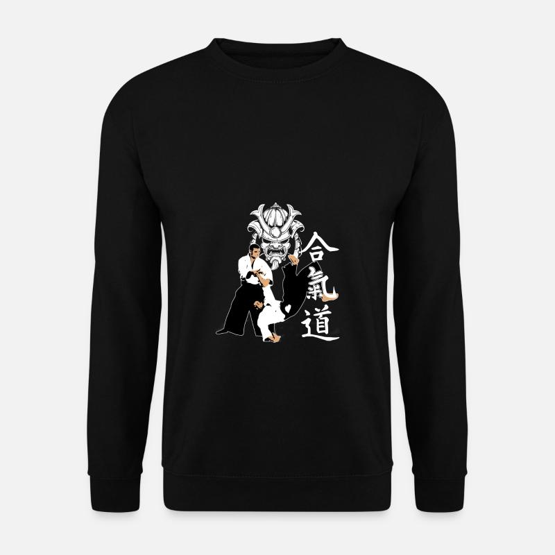 Masque de samouraï aïkido - Sweat-shirt Unisexe - noir