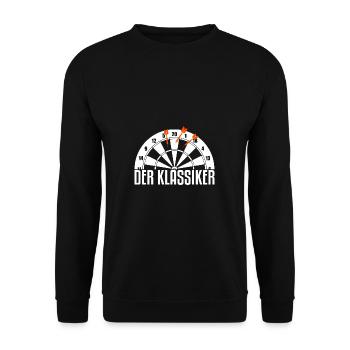 26 au lieu de 180 fléchettes classiques - Sweat-shirt Unisexe - noir - Devant - Alina (178cm) & Michal (187cm)
