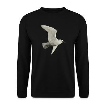 Bird - Unisex Sweatshirt - black - Front - Alina (178cm) & Michal (187cm)