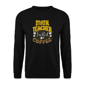 Mathelehrer - Unisex Pullover - Schwarz - Vorne - Alina (178cm) & Michal (187cm)