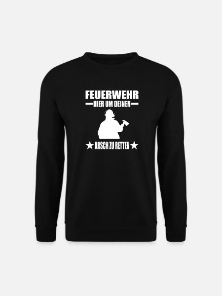 Feuerwehr - Unisex Pullover - Schwarz