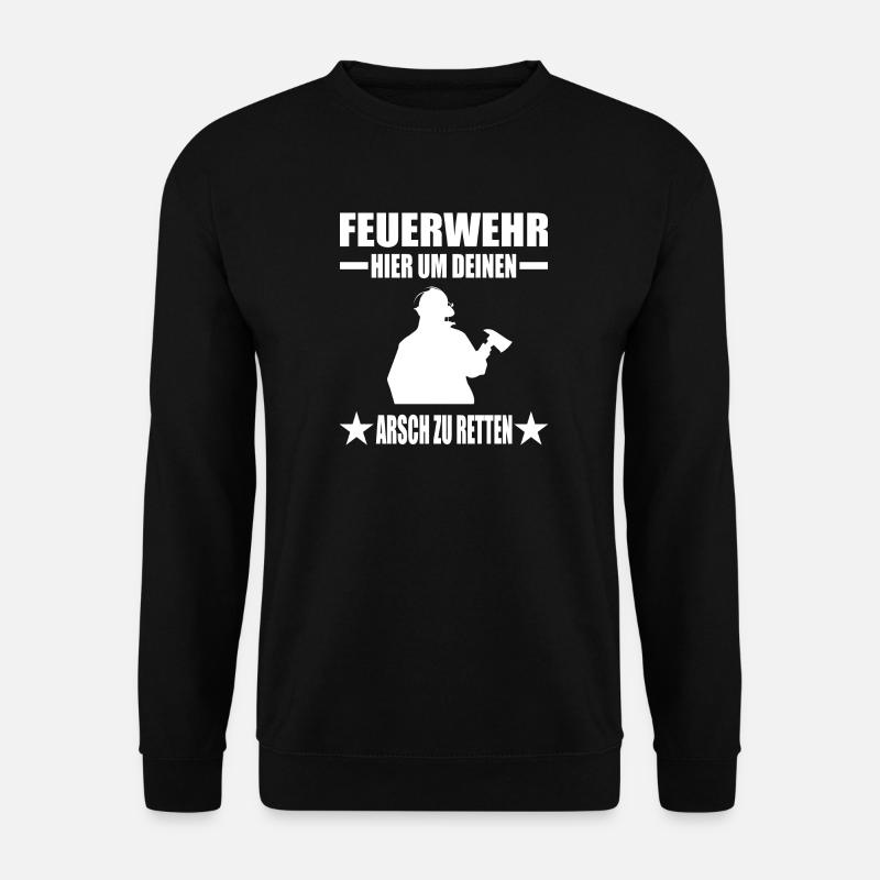 Feuerwehr - Unisex Pullover - Schwarz