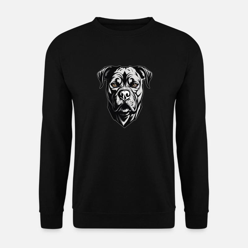 Elegantes Pitbull Design - Unisex Pullover - Schwarz
