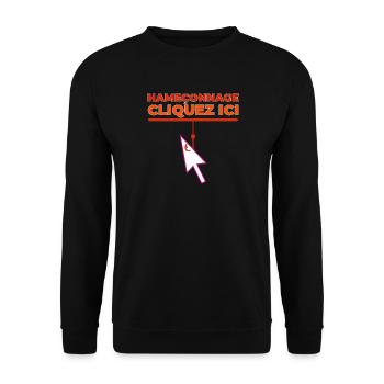 Hameçonnage - Sweat-shirt Unisexe - noir - Devant - Alina (178cm) & Michal (187cm)