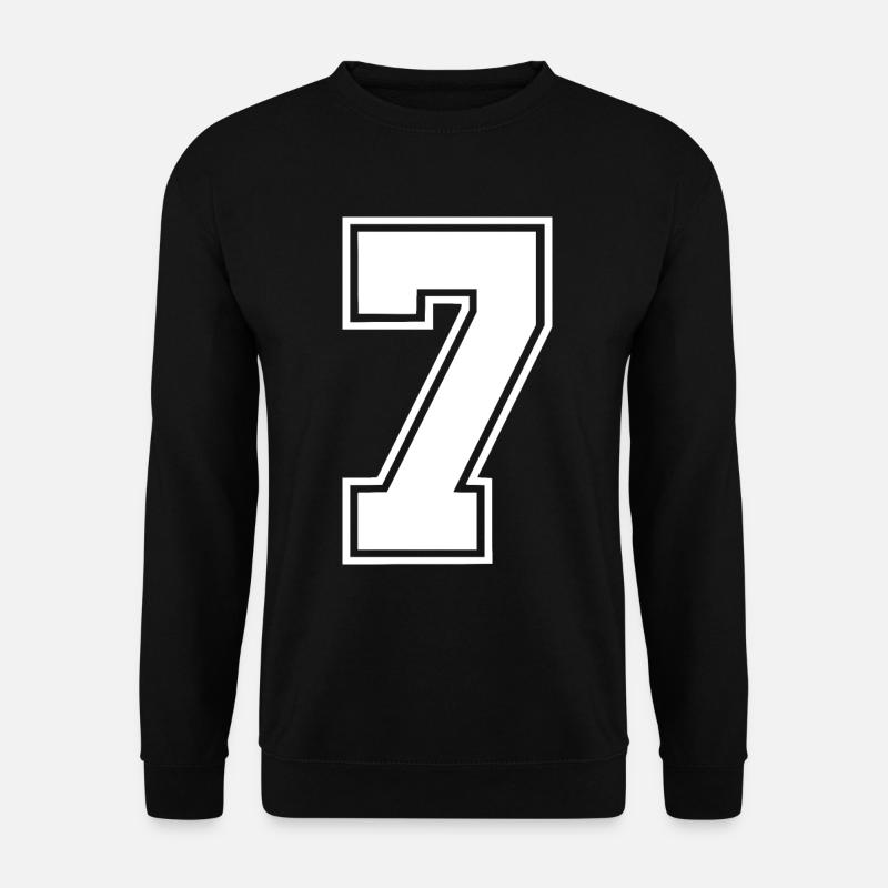 7 - Unisex Sweatshirt - black