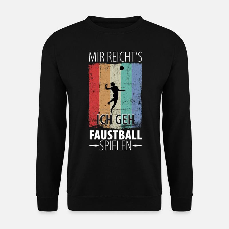 Faustball Faustballer Faustballspieler - Unisex Pullover - Schwarz