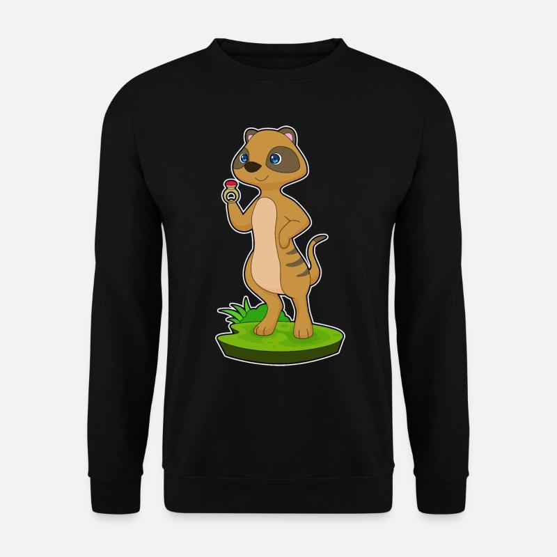 Erdmännchen Ring - Unisex Pullover - Schwarz