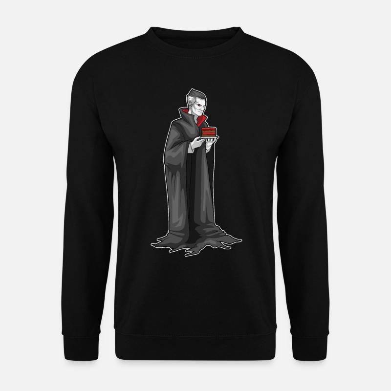Vampire Halloween Cake - Unisex Sweatshirt - black