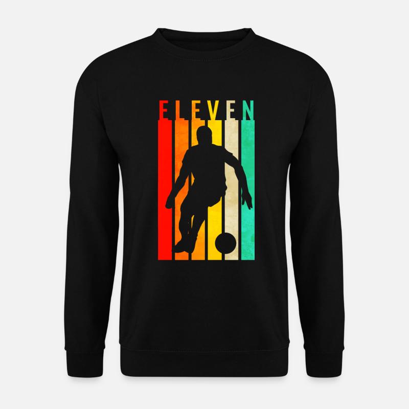 Fußball 11 Spieler - 11 Geburtstag Geschenk - Unisex Pullover - Schwarz