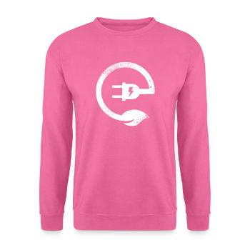 Electric Powered E-Bike - Unisex Sweatshirt - pink - Front