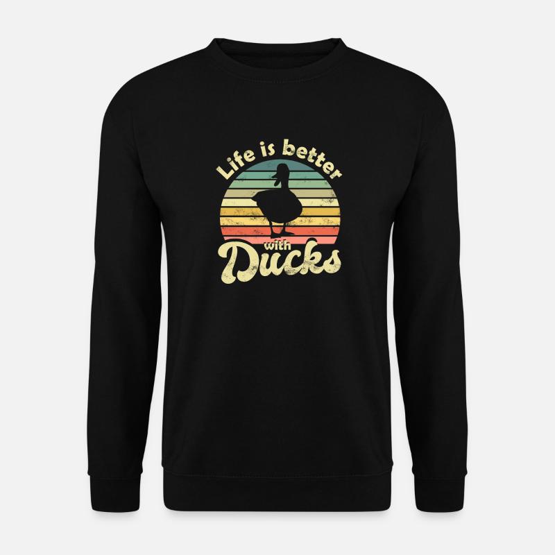 Duck ducks - Unisex Sweatshirt - black