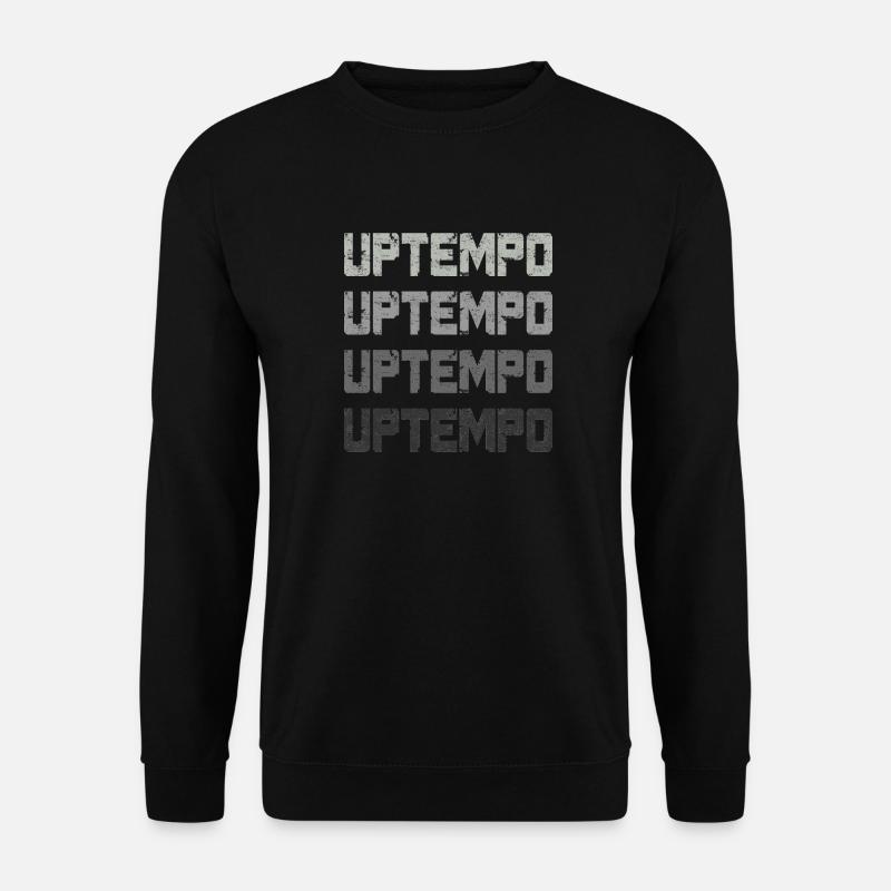 Uptempo - Rave - Hardstyle - Gabber - Geschenk - Unisex Pullover - Schwarz