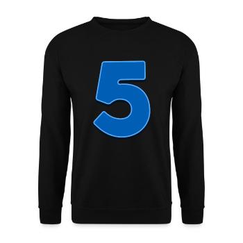 5 - Unisex Sweatshirt - black - Front - Alina (178cm) & Michal (187cm)