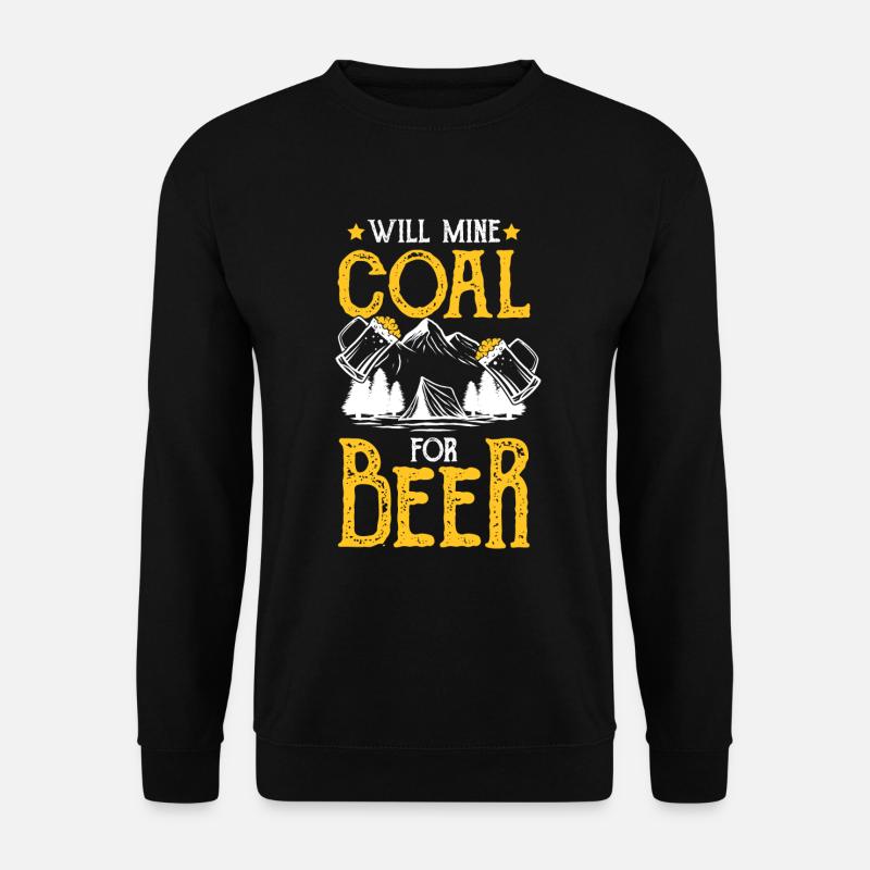 Miner Buddy Profession Stones - Unisex Sweatshirt - black