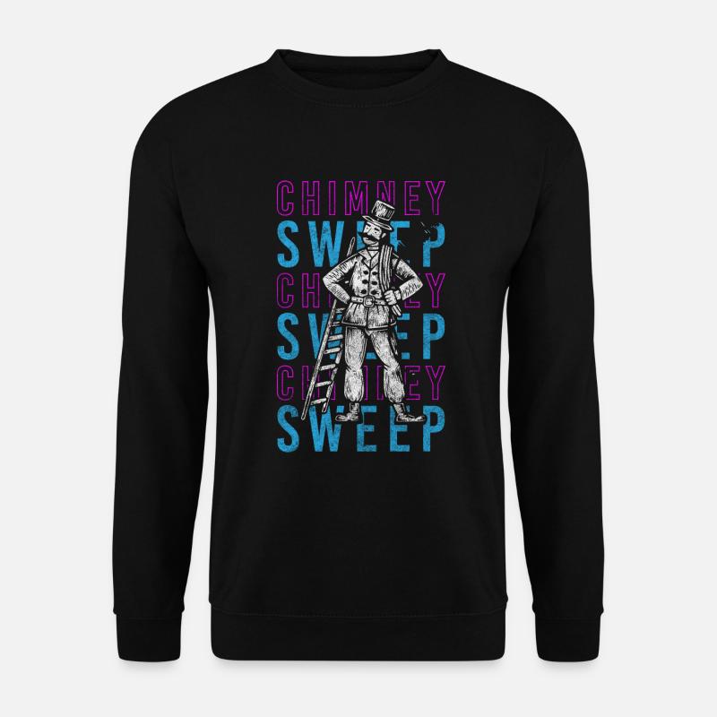Schornsteinfeger Dach Beruf Karriere - Unisex Pullover - Schwarz
