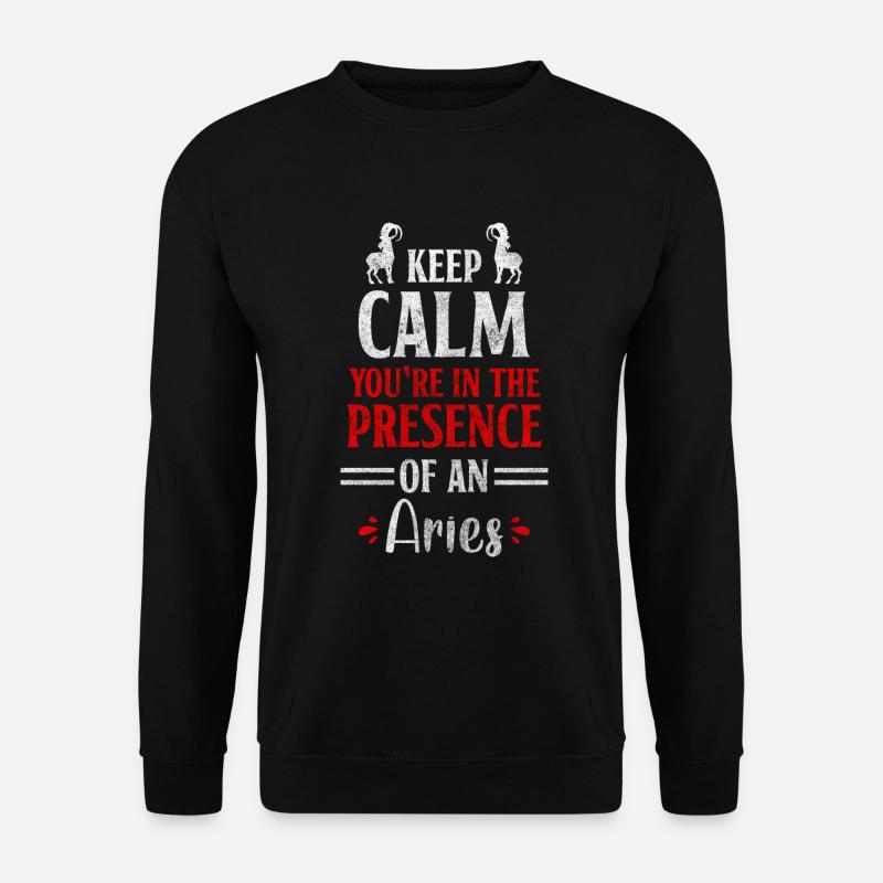 Aries Star Constellation Mars - Unisex Sweatshirt - black