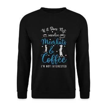 Wildnis Natur Süß - Unisex Pullover - Schwarz - Vorne - Alina (178cm) & Michal (187cm)