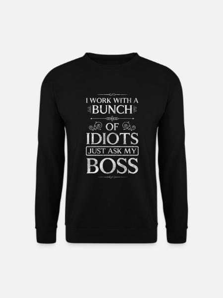 Humour noir Collègues Parti stupide - Sweat-shirt Unisexe - noir
