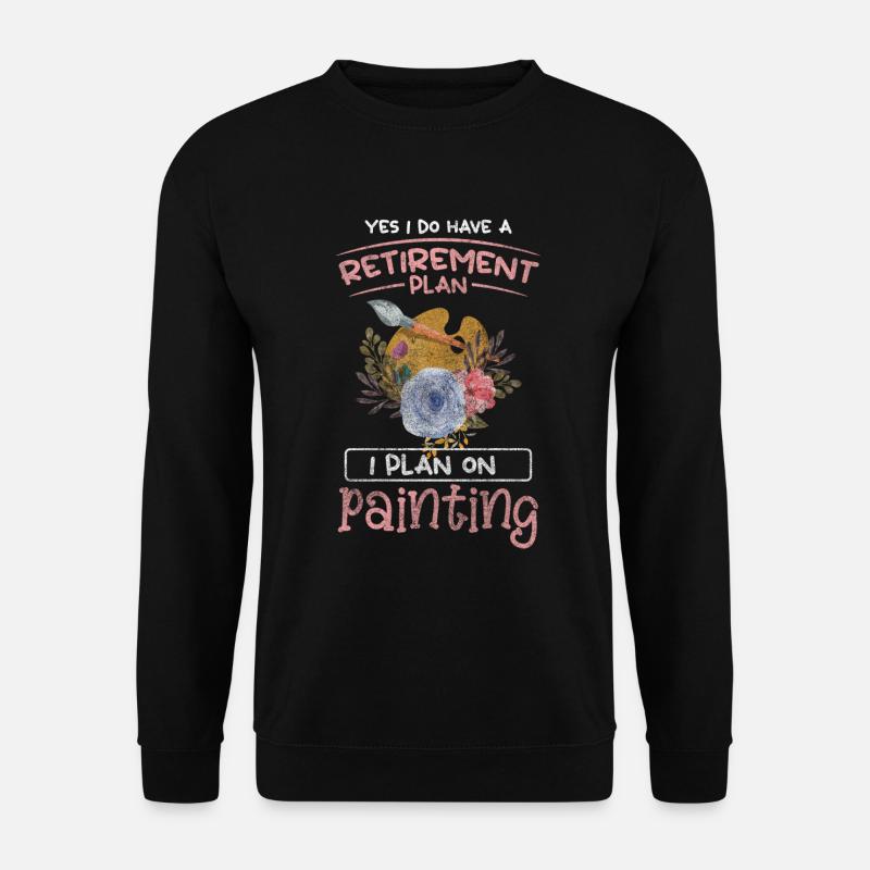 Painter Craftsman Canvas Construction Site - Unisex Sweatshirt - black