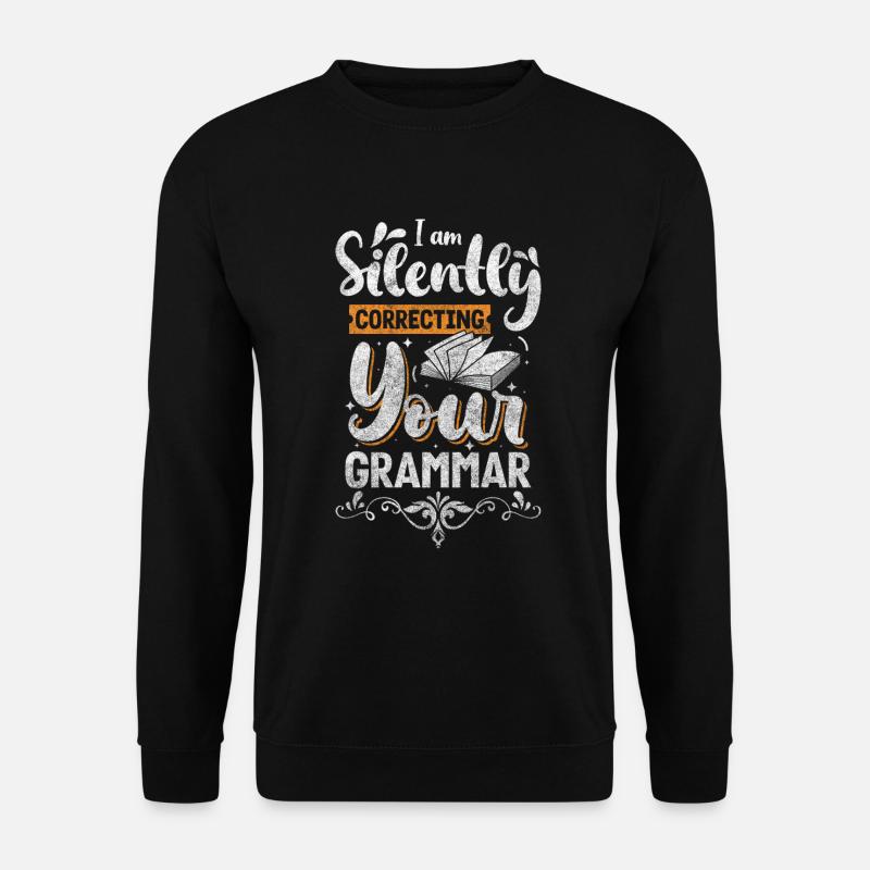 Schriftsteller Buch Autorin Krimi - Unisex Pullover - Schwarz