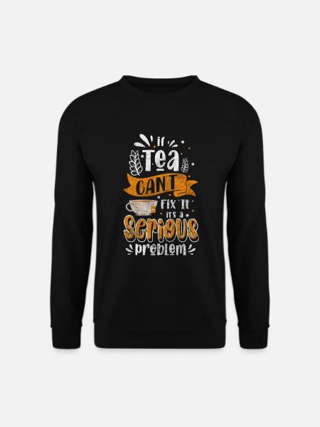 Tea Lover Recreation Teapot - Unisex Sweatshirt - black