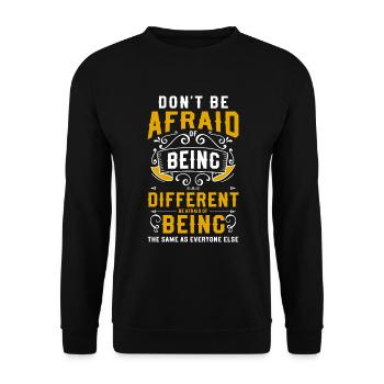 Anders Stolz Style - Unisex Pullover - Schwarz - Vorne - Alina (178cm) & Michal (187cm)