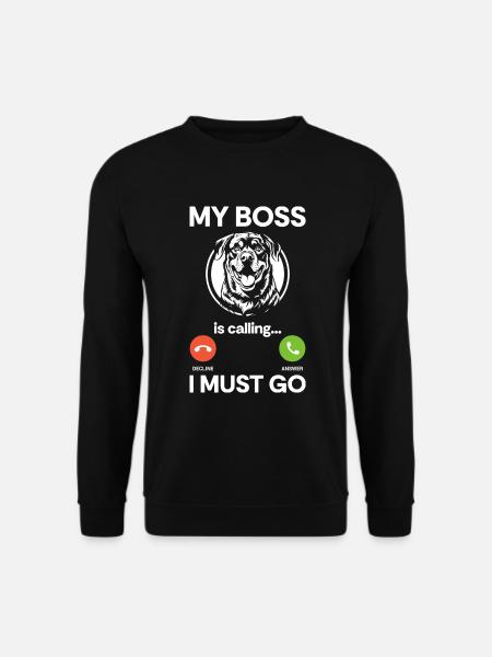 Fighting Dog Lover Rottie - Unisex Sweatshirt - black