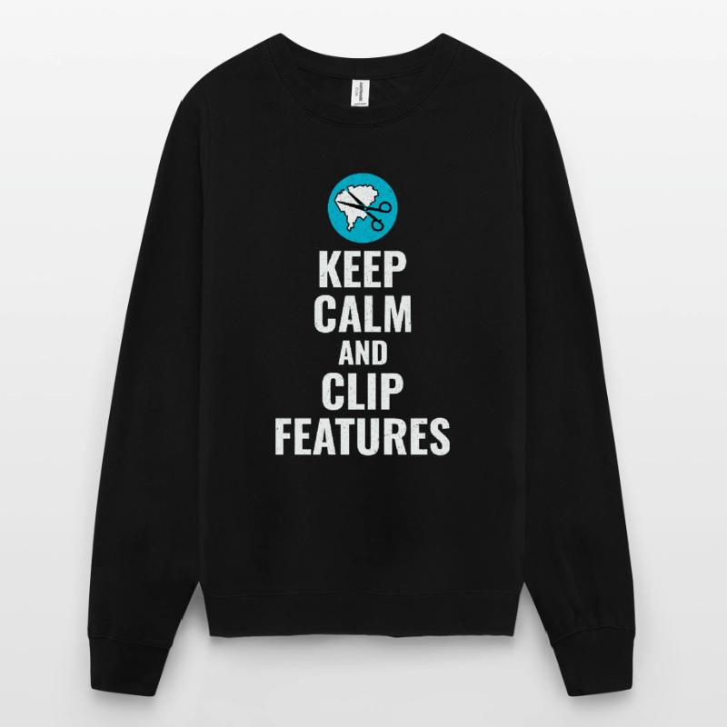 GIS Mapping Data Clip Features Spatial Geoinfo Unisex Sweatshirt