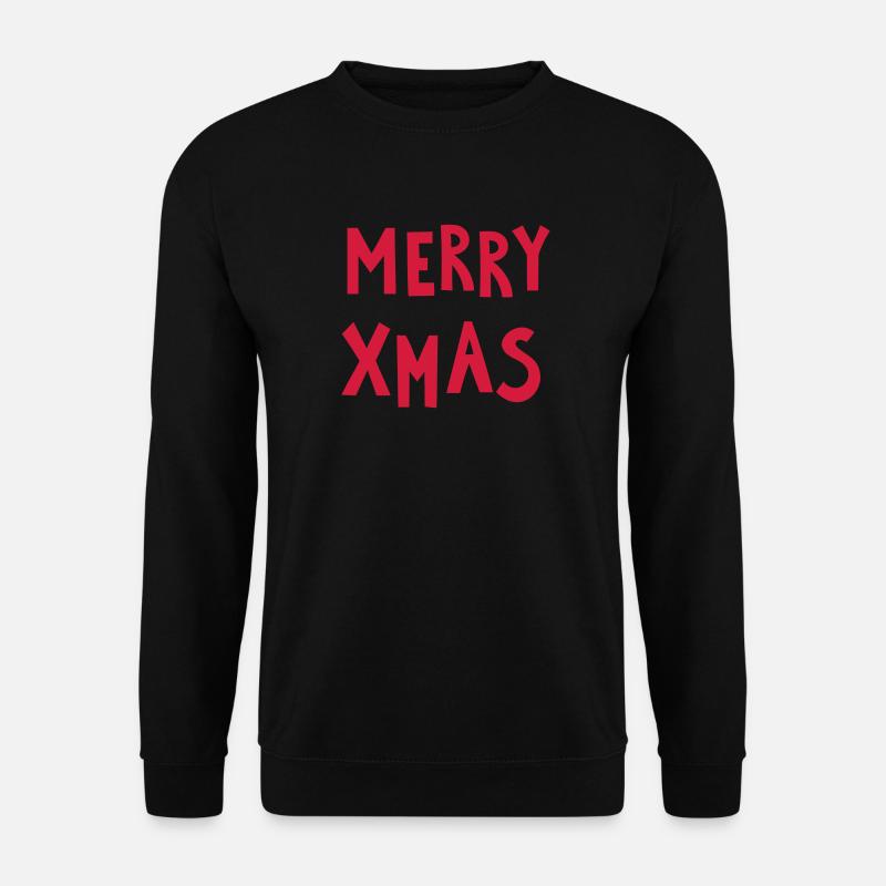MERRY XMAS - Unisex Pullover - Schwarz