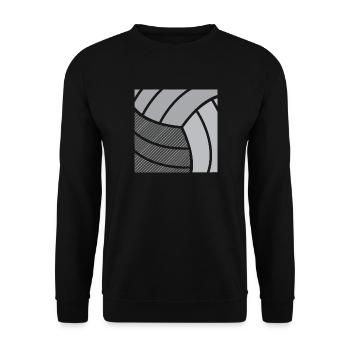 Volley-ball - Sweat-shirt Unisexe - noir - Devant - Alina (178cm) & Michal (187cm)