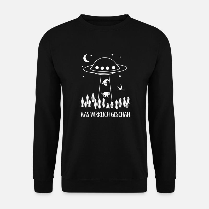 Dinosaurier Entführung - Unisex Pullover - Schwarz