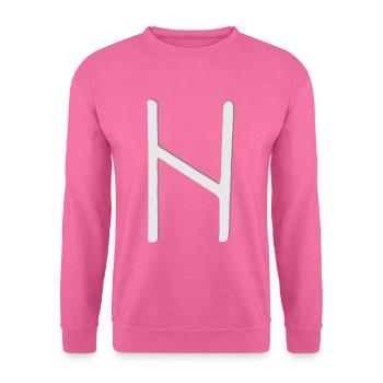 Futhark Runic Alphabet Hagalaz - Unisex Sweatshirt - pink - Front
