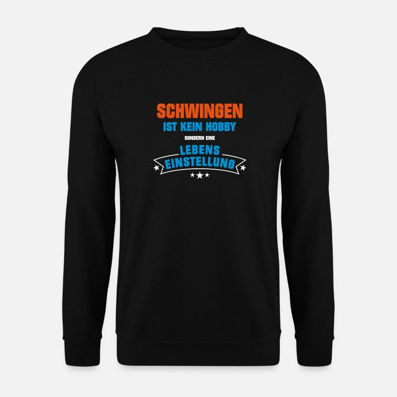 Schwingen Sportart - Unisex Pullover - Schwarz