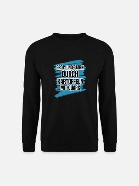 Lustiger Vegetarischer DDR Spruch für Vegetarier - Unisex Pullover - Schwarz