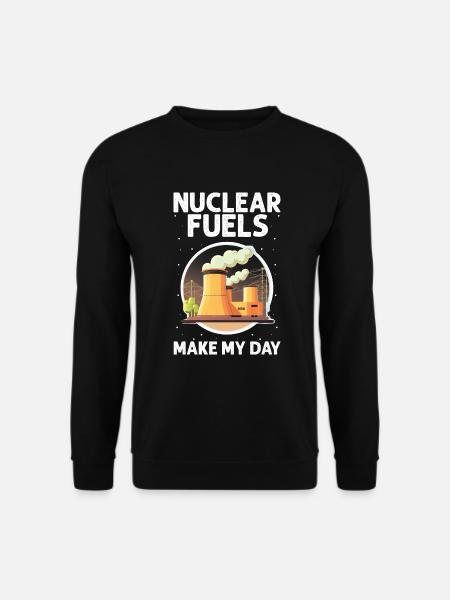 Kernenergie Spruch für Kernenergie - Unisex Pullover - Schwarz