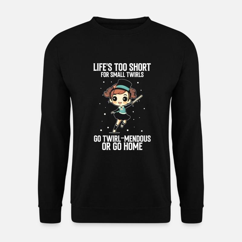 Stocktanz Design für Stabtänzerin - Unisex Pullover - Schwarz