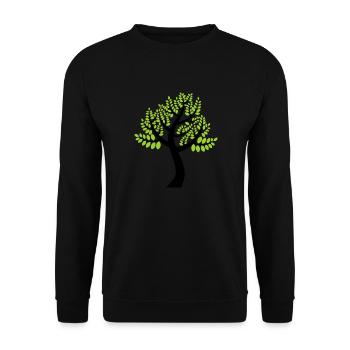 Natur - Unisex Pullover - Schwarz - Vorne - Alina (178cm) & Michal (187cm)