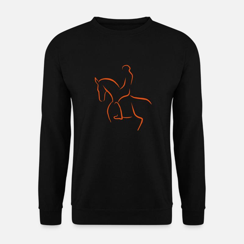dressurpferd - Unisex Pullover - Schwarz