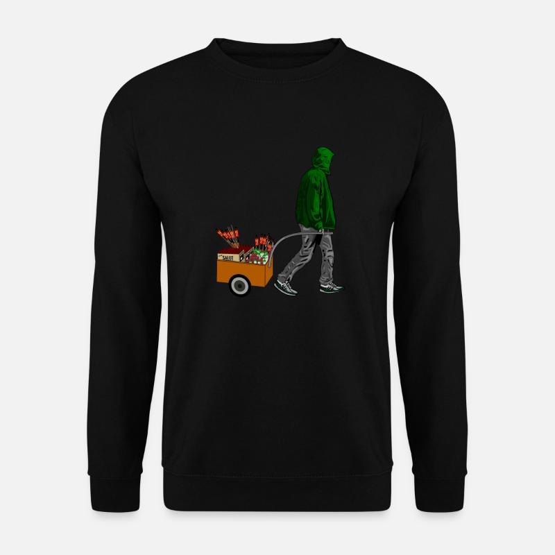 Pyro pyrotechnics fireworks - Unisex Sweatshirt - black