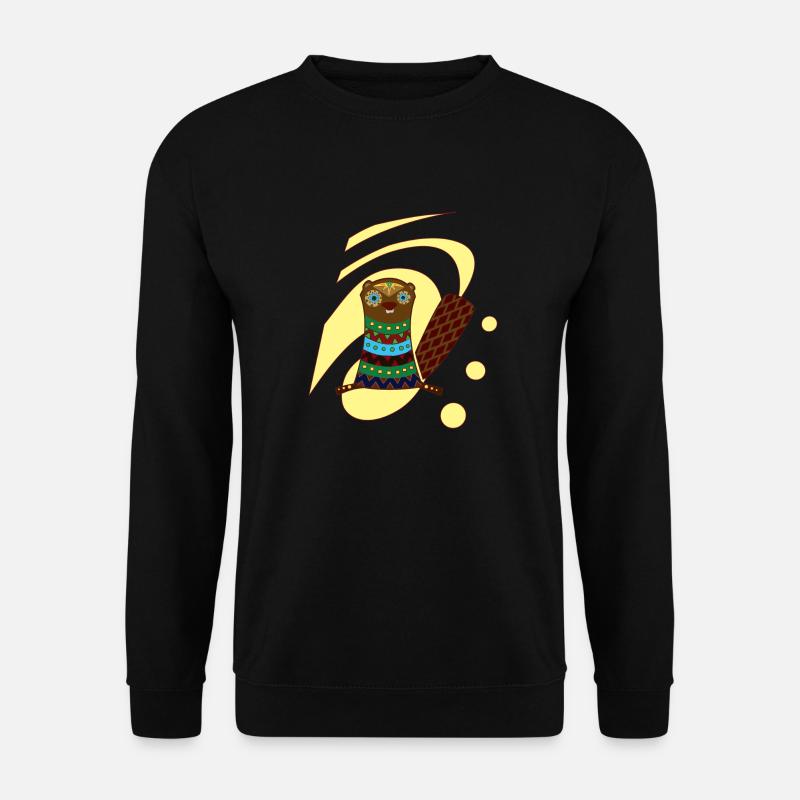 Biber - Unisex Pullover - Schwarz