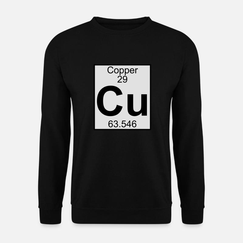 Copper (Cu) (element 29) - Unisex Sweatshirt - black