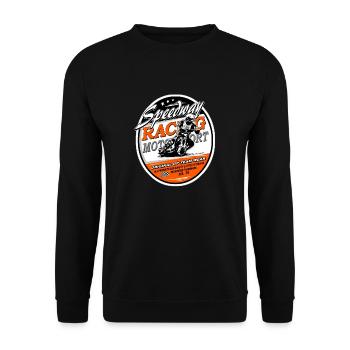 Speedway Racing - Unisex Pullover - Schwarz - Vorne - Alina (178cm) & Michal (187cm)