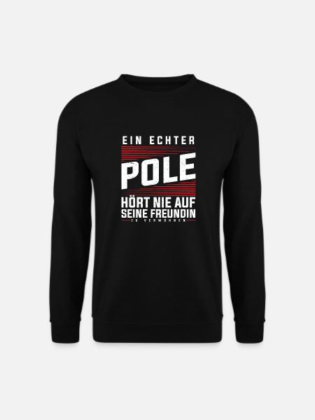 Polen - Ein Echter Pole - Unisex Pullover - Schwarz
