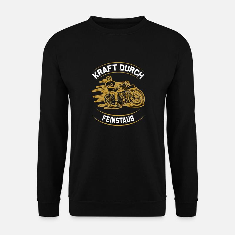 Kraft durch Feinstaub - Unisex Pullover - Schwarz