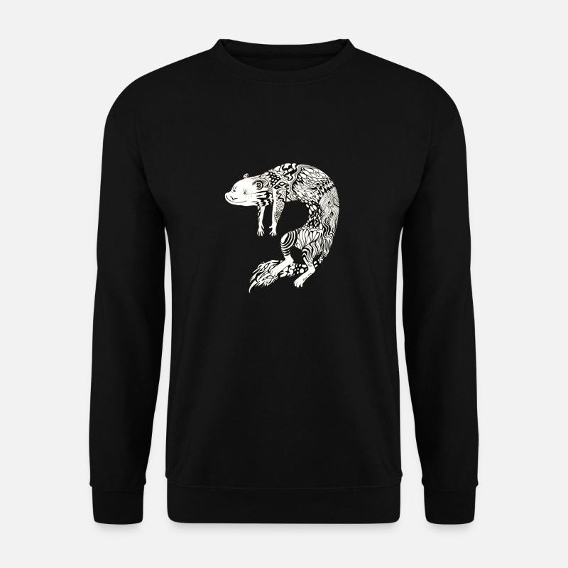 Ferret in tattoos - Unisex Sweatshirt - black